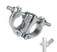 MIGUBIGU 1 Pcs Acoplamiento Giratorio para Andamios 48 mm x 48 mm, Abrazadera para Andamio Girar 360 Grados, para Fijar Andamios Barra de Anclaje