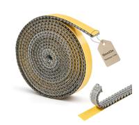 MIGUBIGU 1PCS Juntas para Chimenea 2mmx10mmx3m Junta Refractaria Chimenea | Junta Puerta Chimenea de Leña para Estufa de Leña, Tubo de Humo, Autoadhesivo, Resistente al Calor