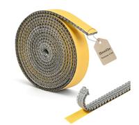 MIGUBIGU 1PCS Juntas para Chimenea 2mmx25mmx3m Junta Refractaria Chimenea | Junta Puerta Chimenea de Leña para Estufa de Leña, Tubo de Humo, Autoadhesivo, Resistente al Calor