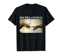 Miguel Ángel - Creación de Adán - Arte Vintage Camiseta