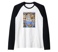 Miguel Ángel - El Juicio Final - para Artistas Camiseta Manga Raglan