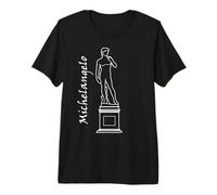 Miguel Ángel Florencia Obra Maestra Medieval renacentista Camiseta Premium