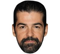 Miguel Angel Munoz (Beard) Big Head. Máscara más grande que la vida.
