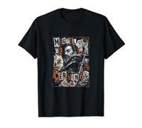 Miguel De Cervantes Legado de la Literatura Española Camiseta gráfica económica, Hombre, Negro, L