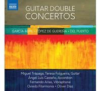 Miguel Trápaga y Teresa Folgueira, guitarras. Ángel Luis Castaño, acordeón. Fernando Arias, Vibráfono. Oviedo Filarmonia - Guitar Double Concertos