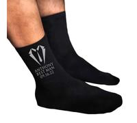Miguha Calcetines personalizados for padrinos de boda, calcetines personalizados con nombre inicial for hombre, regalo for la fiesta del padre del padrino, propuesta de compromiso, futuro novio