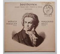 Mihaly Virizlay, Ruggiero Ricci - Beethoven Three Duos For Cello And Violin - Ruggiero Ricci / Mihaly Virizlay LP