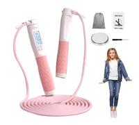 Mihauuke Cuerda De Saltar Inteligente | Correa Digital De Velocidad Con Longitud Ajustable | Cuerda de Saltar con Peso para Interior - para Entrenamiento Fitness Quema de Grasa Gimnasio en Casa