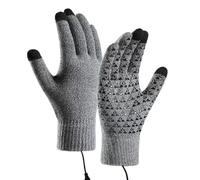 Mihauuke Guantes Calefactables - Calentador De Manos con Función Táctil,Guantes De Bici Tejidos Resistentes Al Viento - para Hombre y Mujer, Clima Frío, Esquí, Senderismo, Correr, Aire Libre y