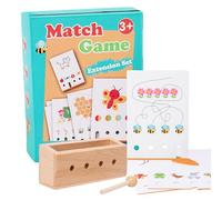 Mihauuke Juego De Emparejamiento De Cartas - Educativo E Imaginativo,Cartas De Aprendizaje De Animales para Niños | para Preescolares Niñas Hogar Aula Viaje Jardín De Infancia Viajes En Coche Fiesta