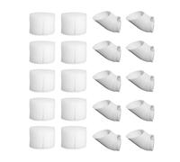 Mihauuke Kit de Tazas Hidropónicas,10 Piezas Copa De Torre De Plantación para Hidroponía De Plantas - de Cultivo Sin Suelo con Esponja y Cesta de PVC para Jardín Balcón Hogar