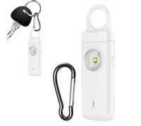 Mihauuke Llavero De Alarma De Seguridad,130dB Fuerte Equipo Recargable Tipo-C Con Luz LED - Llavero De Seguridad Para Mujeres - Para Caminar Hotel Viaje Acampada Estudiante Universitaria Salud Hombres