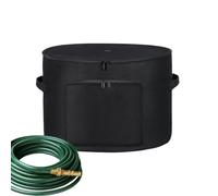 Mihauuke Macetero Portamangueras para Jardín,Contenedor Resistente para Carrete de Manguera - Organizador Impermeable de Herramientas con Gran Capacidad para Jardín y Terraza