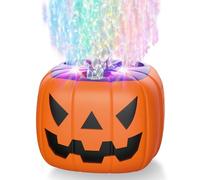 Mihauuke Máquina De Burbujas Halloween - Calabaza Máquina De Burbujas con Sonido Y Luz para Fiestas | Suministros para Fiestas Exteriores,Organizadores de Eventos y