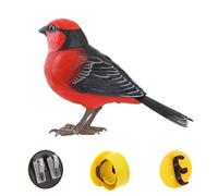 Mihauuke Pájaro Artificial de Juguete, Pájaro Falso Interactivo con Trinos Y Música, Mascota De Escritorio Eléctrica para Familia