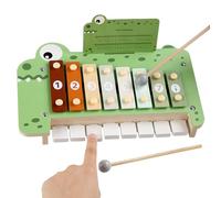 Mihauuke Piano de Juguete - Juguete Musical Educativo | Juego Interactivo Portátil para Coordinación Visomotora - Desarrollo de Habilidades en Casa, Viajes, Escuela y Preescolar para Niños y Niñas