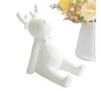 Mihauuke Soporte para Teléfono Inteligente - Soporte De Escritorio En Forma De Ciervo,Figura Decorativa De Animal En Cerámica, Soporte Estable para Estudiantes Y Trabajadores