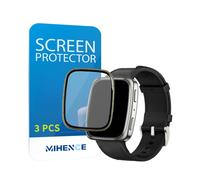 MIHENCE Protector de pantalla compatible con Amazfit Active 2 Square Smartwatch 3D Cobertura de pantalla completa Pelcula protectora PMMA (3 PCS