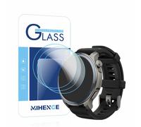 MIHENCE Protector de Pantalla Compatible con Amazfit Balance 2 Smartwatch 9H Pelcula Protectora de Vidrio Templado (3PCS)