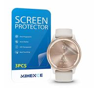 MIHENCE Protector de pantalla compatible con Garmin Vivomove Trend, protector de pantalla de TPU invisible de cobertura completa HD compatible con Vivomove Trend Hybrid Smartwatch - 2023 (3 piezas)