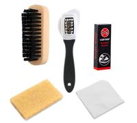 MIHURO Kit de Cepillo Ante Zapatos,6 Piezas Cepillo para Zapatos de Ante con Suede Eraser,Limpiador Zapatos Ante,Cepillo para el Cuidado de Gamuza para Piel Rugosa, Nubuck