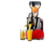 MIIKHI Exprimidor de residuos de jugos para el hogar Fritura automática pequeña comercial multifuncional (Color: B, Tamaño: UK_220V) (Borgoña AU_220V)