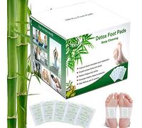 Miilovdora Parches Desintoxicantes Pies - 100 Piezas, Extractos de Hierbas 100% Naturales, Blancos, Unisex-Adultos, Parches para Desintoxicación y Mejora de la Calidad del Sueño