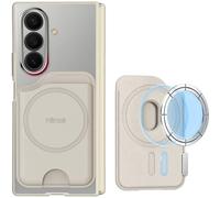 Miimall Cartera Magnetica Movil para Samsung Galaxy S26 S25 S24 Ultra/Plus/Edge/FE/A17/A57, Thin Magnetic Wallet, mag-Safe Tarjetero para 2 Tarjetas, Billetera Magnetica Movil para Samsung S26, Beige