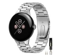 Miimall Compatible con Apple Watch de 41 mm, 40 mm, 38 mm, correa de reloj de sándalo rojo natural con correa de acero inoxidable para Apple Watch Series 8/7/6/SE/5/4/3/2/1, watch 3/4 45mm, Acero