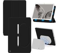 Miimall Compatible con Google Pixel Tablet Funda, Magnética Funda de Cuero con Soporte y Soporte para Lápiz Resistente a Arañazos Resistente a Golpes Funda Ultrafina para Google Pixel Tablet 11