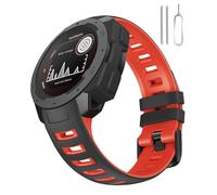 Miimall Correa de silicona de 22 mm para Garmin Instinct 2/1, correa deportiva para Instinct Solar/2 Solar/2 Solar Tactical, Instinct Esports/Instinct Tide/Instinct 2 Surf/Instinct Crossover Band,