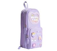 Miini - Estuche para lápices de gran capacidad, bolsa para lápices, bolsa de maquillaje, bolsa de instrumentos, organizador de marcadores, para niñas, Ice Cream Bear, ver descripción, Ver descripción