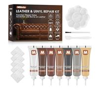 Miioto Cuero Liquido Reparador, Reparador Cuero, Reparador de Cuero, 7 Colores para Reparar Quemaduras, Grietas o Rayones en Asientos de Cuero, Sofás, Chaquetas y Zapatos de Cuero