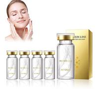 Miioto Hilos Tensores Faciales Reabsorbentes, 100 Piezas Hilos de Colageno Reabsorbibles, Activo Hilo de Seda de Colágeno, Facial de Colágeno Protein Thread Lifting, Reduce las Arrugas Faciales
