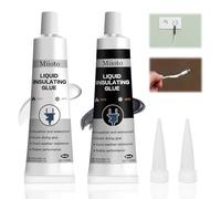 Miioto Liquid Electrical Tape, Cinta Aislante Liquida Negro, Aislante Electrico Liquido Blanco, Impermeable y Rápido de Aislar, Adecuado para Cables y Diversos Dispositivos Electrónicos - 100ml