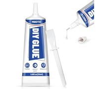 Miioto Pegamento Modelismo, Pegamento Manualidades, Cola Blanca Manualidades, Pegamento Artesanal Para Hobby y Bricolaje - Adecuado para Maquetas, Manualidades, Papel, 50ml