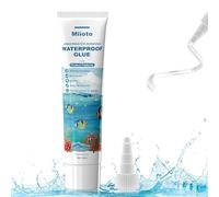 Miioto Pegamento Submarino para Acuarios, Adhesivo Impermeable Multiusos Bajo el Agua, Sellante para Pecera, Acuario, Paisaje Acuático y Piscina 120ml