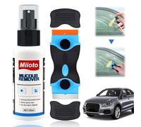 Miioto Quita Pegamento Adhesivo, Disolvente Pegamento, Quita Adhesivos Coche, Viene con un Raspador Multifuncional, Elimina Rápidamente Etiquetas Rebeldes y Residuos de Pegamento de tu Coche - 50ML