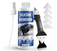 Miioto Quita Silicona, Disolvente Pegamento, Removedor de Pegamento, Elimina Rápidamente Residuos de Pegamento y Etiquetas, Quita Pegamento Adhesivo para Baños, Cocinas y Automóviles (200ml)