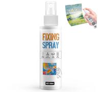 Miioto Spray Fixative Fixativ, Fijador Universal, Acuarela Spray, Fijador para Pastel, Acuarela, Témpera, Carboncillo, Dibujos a Lápiz, Incoloro, Secado Rápido 100 ML