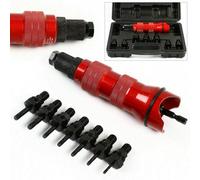 MIIWWOWO Remaches de fijación para taladro eléctrico 2,4/3,2/4,0/4,8/6,0/6,4 mm para destornilladores inalámbricos + 6 mandriles + caja