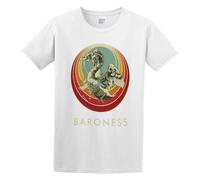 MIJIEBAO Baroness Live at Maida Vale - Camiseta 100% algodón para hombre, blanco, L