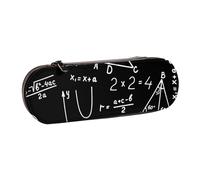 MIJKO Álgebra Geometría Matemáticas abstractas, Estuche para lápices Estuche para lápices de Cuero de PU Estuche para lápices de Gran Capacidad Estuche para lápices Bolsa de cosméticos