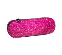 MIJKO Brillo Rosa, Estuche para lápices Estuche para lápices de Cuero de PU Estuche para lápices de Gran Capacidad Estuche para lápices Bolsa de cosméticos