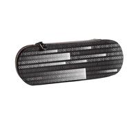 MIJKO Código de Programador Negro, Estuche para lápices Estuche para lápices de Cuero de PU Estuche para lápices de Gran Capacidad Estuche para lápices Bolsa de cosméticos