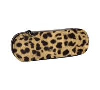 MIJKO Estampado Animal de Leopardo, Estuche para lápices Estuche para lápices de Cuero de PU Estuche para lápices de Gran Capacidad Estuche para lápices Bolsa de cosméticos