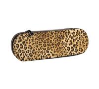 MIJKO Estampado Animal de Leopardo, Estuche para lápices Estuche para lápices de Cuero de PU Estuche para lápices de Gran Capacidad Estuche para lápices Bolsa de cosméticos