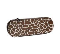 MIJKO Estampado Animal Jirafa, Estuche para lápices Estuche para lápices de Cuero de PU Estuche para lápices de Gran Capacidad Estuche para lápices Bolsa de cosméticos