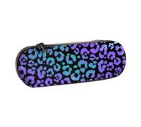 MIJKO Estampado de Animales exóticos de Leopardo Colorido, Estuche para lápices Estuche para lápices de Cuero de PU Estuche para lápices de Gran Capacidad Estuche para lápices Bolsa de cosméticos