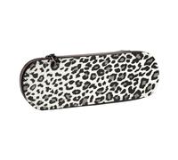 MIJKO Estampado de Leopardo, Estuche para lápices Estuche para lápices de Cuero de PU Estuche para lápices de Gran Capacidad Estuche para lápices Bolsa de cosméticos